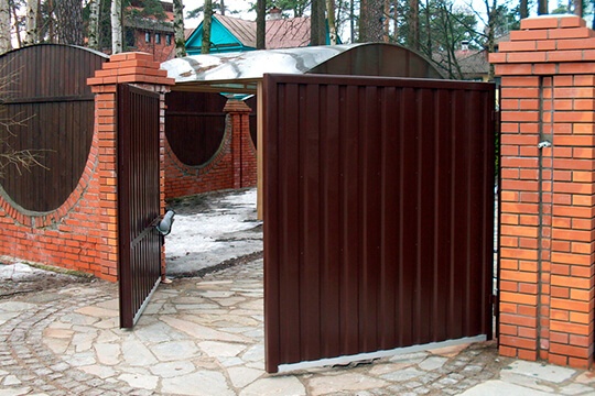 Классическое решение. Заполнение двухсторонний профлист